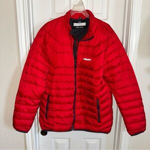Hilti Down Feather Puffer Zip Up Jacket Sz XLT